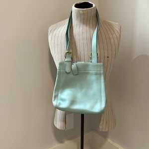 Vintage Coach sea foam green!